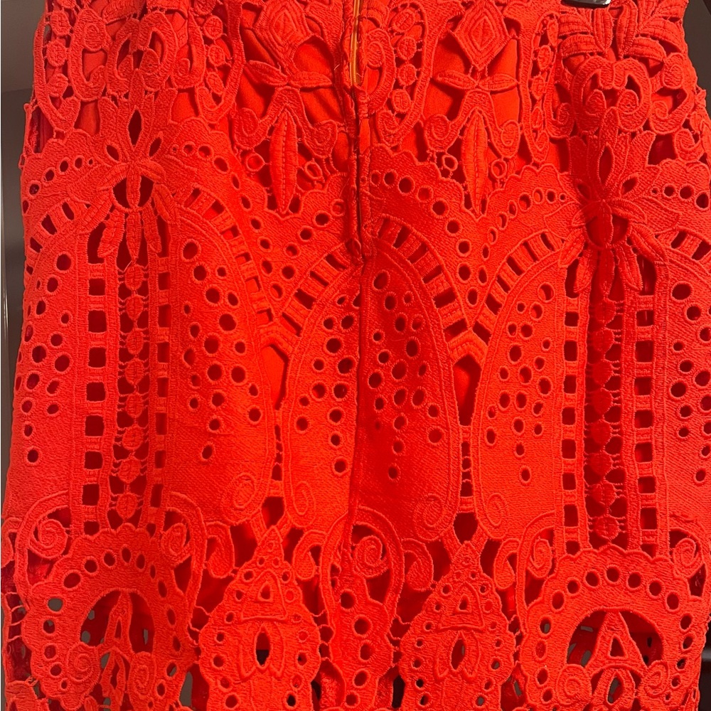 Vintage forever 21 orange skirt … beautiful mini skirt .. gently used